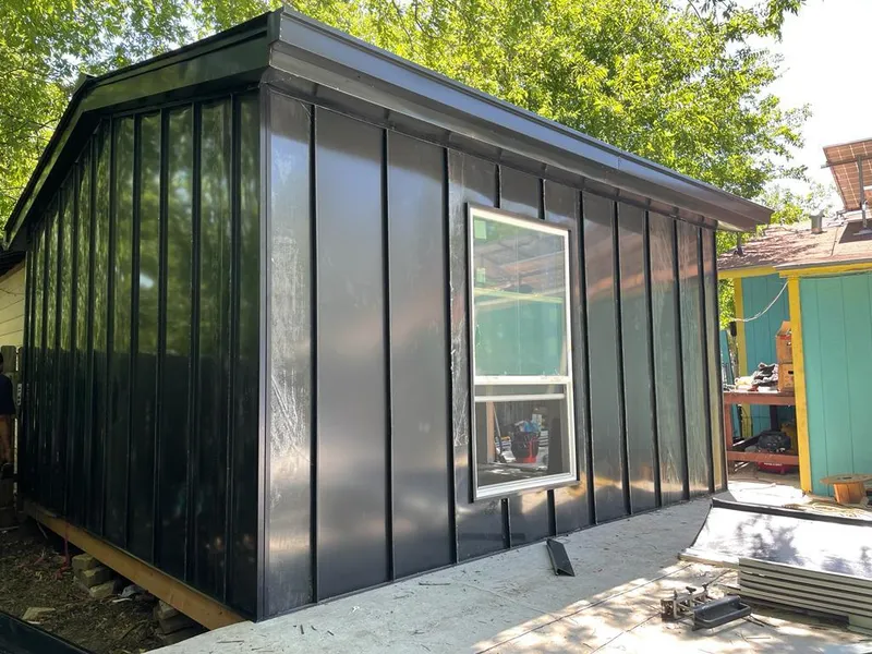 Black standing seam metal wall panels for Roof Inspection in Cuyahoga Falls